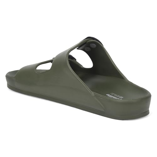 Image of Aqualite NEO-1258 Men Slides Sandal with Slip-on wear, Comfort and Flat Base Sandal for dailywear uses