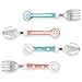 iARTidea Plastic Cartoon Characters Stainless Steel Spoon for Toddler Children Adult Dessert Soup Themed Teaspoon Set of 2 Spoons 2 Forks Perfect Gift Ideas