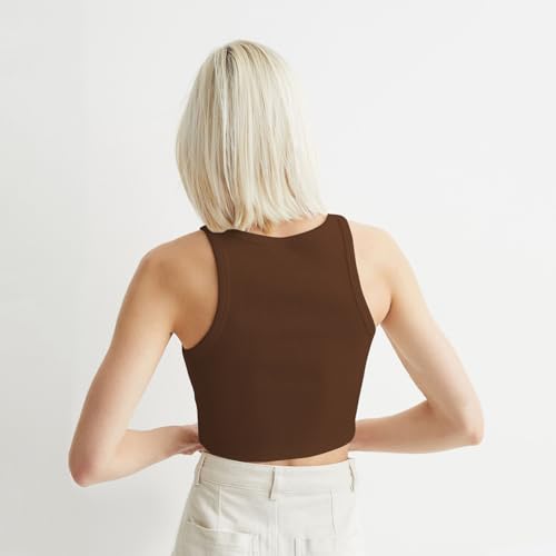 Image of KERI PERRY Tops for Women Crop Top for Women's Tank Activewear Tee Sports Western Casual Cotton Camisole Pack of 3 Combo