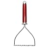 KitchenAid Schiacciapatate, Utensile da Cucina in Acciaio Inox - Color Rosso Imperiale