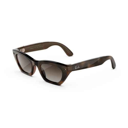 Image of Meta Ray-Ban (Gen 3) Zena, Havana, Gradient Brown Lenses, AI Glasses with Camera for Men, Women