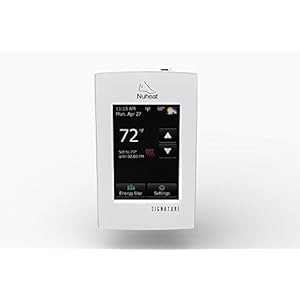 Nuheat Signature Programmable Dual-Voltage Thermostat with WiFi and Touchscreen Interface Nuheat Signature Programmable Dual Voltage Thermostat with WiFi and Touchscreen Interface