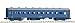 Kato 5135-2 Oha 47 Passenger Coach Blue