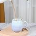 Xfeyaqlo Taza Ceramica 650ml Precioso Vintage Taza Doble Capa Color Clash Kiln Imagen de Xfeyaqlo Taza Ceramica 650ml Precioso Vintage Taza Doble Capa Color Clash Kiln