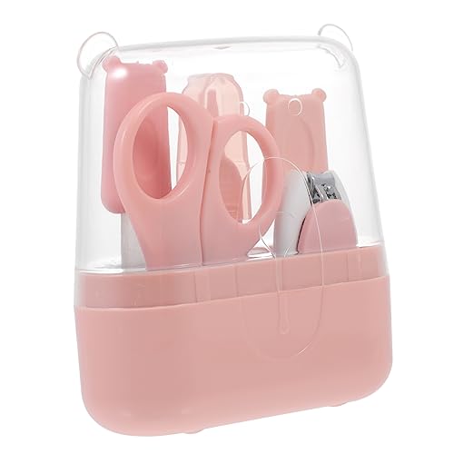 MOLUCKFU Nail Kit for Boys and Girls Baby Nail Clipper Set Abs Stainless Steel Portable and Sturdy Present Set