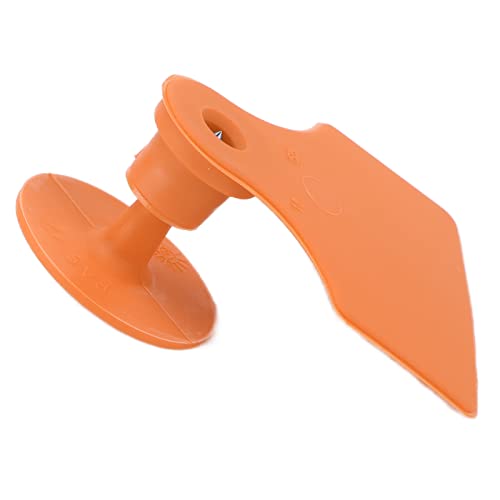 Étiquette d'oreille en plastique bétail robuste et couleurs vives