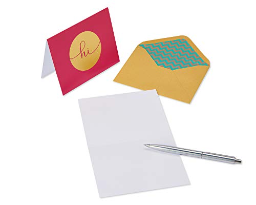 Image of Papyrus Blank Cards with Envelopes, Hello (20-Count)Birthday