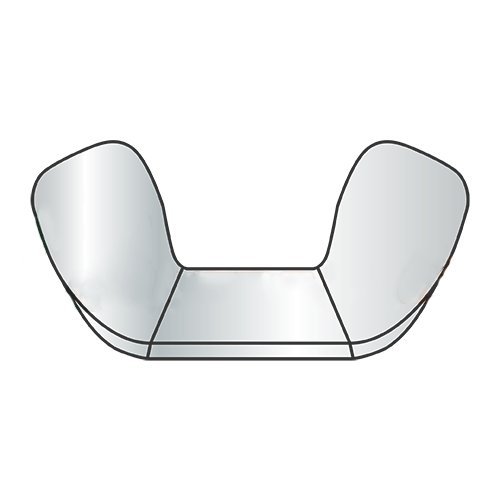 M8-1.25 Cold Forged Wing Nuts/Steel/Zinc (Carton: 1,500 pcs)