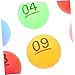 Yardwe 30pcs Colorful Bingo Balls Hollow Plastic Party Favour Balls for Games Raffles and Decorations Vibrant Numbers for Birthdays and Gatherings