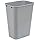AmazonCommercial 10 Gallon Commercial Office Wastebasket, Black, 1-Pack
