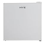 HYE Mini Fridge - Drinks Fridge, 46L Capacity, Stylish & Freestanding Design, Quiet 40 dB Operation, 47.5cm Width, White, Perfect For Bedrooms, Offices & Student Rooms - RF01MBF46W23