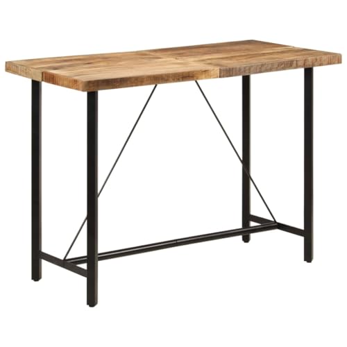 Table de Bar en Bois de Manguier Massif et Esprit Bistrot - 2