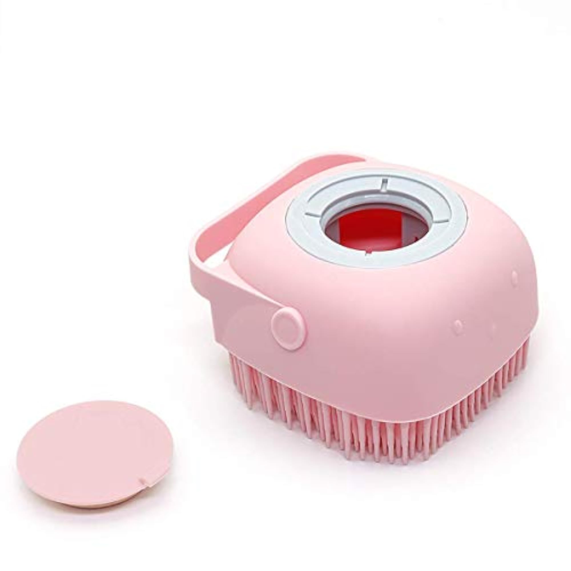 Silicone Soft Cleaning Body Bath Brush with Shampoo Dispenser