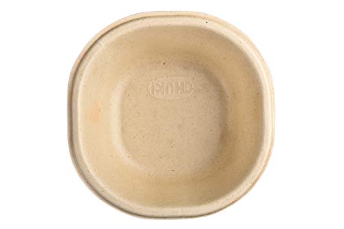 CHUK Bagasse 180 ml Bowl Disposable Eco- Friendly| Chlorine Free| Biodegradable|Birthday Wedding Party Supplies (Pack of 25)