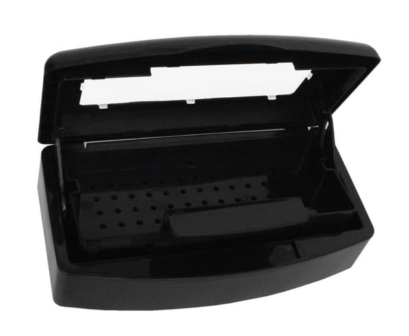 Nail Tool Sterilizer Box, Plastic Sterilization Tray for Twe