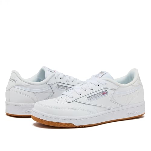 Image of Reebok Club C Girls and Boys Shoes for Kids, Toddler, Little Kid or Big Kid Sneakers, White /Gum-int, 5 Big Kid