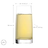 Stölzle Lausitz Szklanki Highball Experience Zestaw 6szt 480ml – Eleganckie Szklanki do Wody Drinków i Soków – Wysokiej Jakości Kryształ Odporne na Zmywarkę i Uszkodzenia Made in Germany