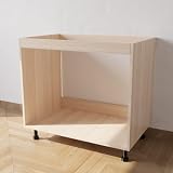 Calandrelli Base Lavello L 90 P 55,5 H 72 cm Rovere Senza Ante