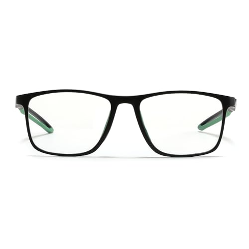 Image of FEISEDY Blue Light Glasses for Women Men TR90 Sports Ultra-Light Glasses Anti Glare UV Protection B0109
