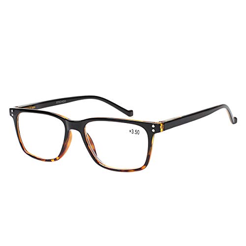 Image of JOSCHOO 5 Pack Reading Glasses Men Women Spring Hinges Comfortable Glasses for Reading (5 Mix, 3.0)Medium
