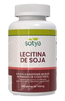 Pack de 2 - Lecitina de Soja 740 mg (450 Perlas)