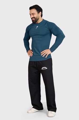 Image of FUAARK Men's Full Sleeves Gym Slim Fit T-Shirt