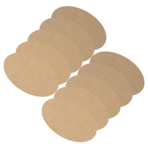 HAPINARY DIY Clay Board 10pcs Clay Making Board Wooden Base Clay Crafts Plate Clay Board for Pottery