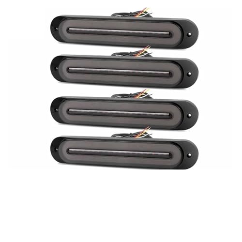 Feu Stop Arrière LED Anti Collision 3 en 1 à Lentille Noire pour Poids Lourds
