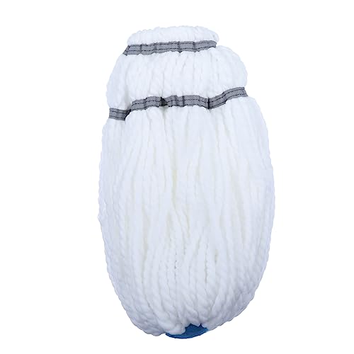 HAPINARY Mop Replacement Head Mop Cleaning Automatic Refill 360° Head Cleaning Mops Floor Cleaner Mop Commercial Mop Handle Mop Head for Home Refill Head Cotton Thread