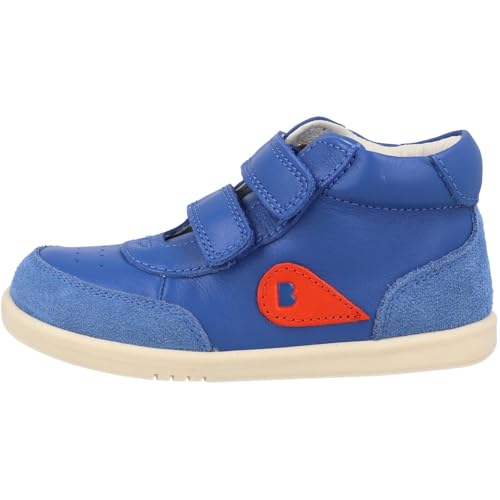 Bobux i-Walk Champ High Sneakers Olympian Blue Suede Leather Hook-and-Loop Ankle Support4