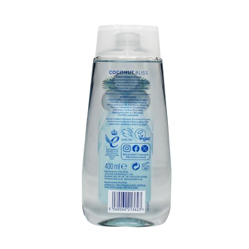 Astonish Coconut Bliss Shampoo with Pro-Vitamin B5, 400ml, White - Image 3