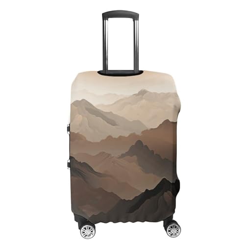 Travel Luggage Cover Elastic Suitcase Protector Anti-Scratch Washable Smoky Mountains Luggage Sleeve Tsa Approved Carry on Covers Baggage Cover Fits 18-32 Inch Luggages4