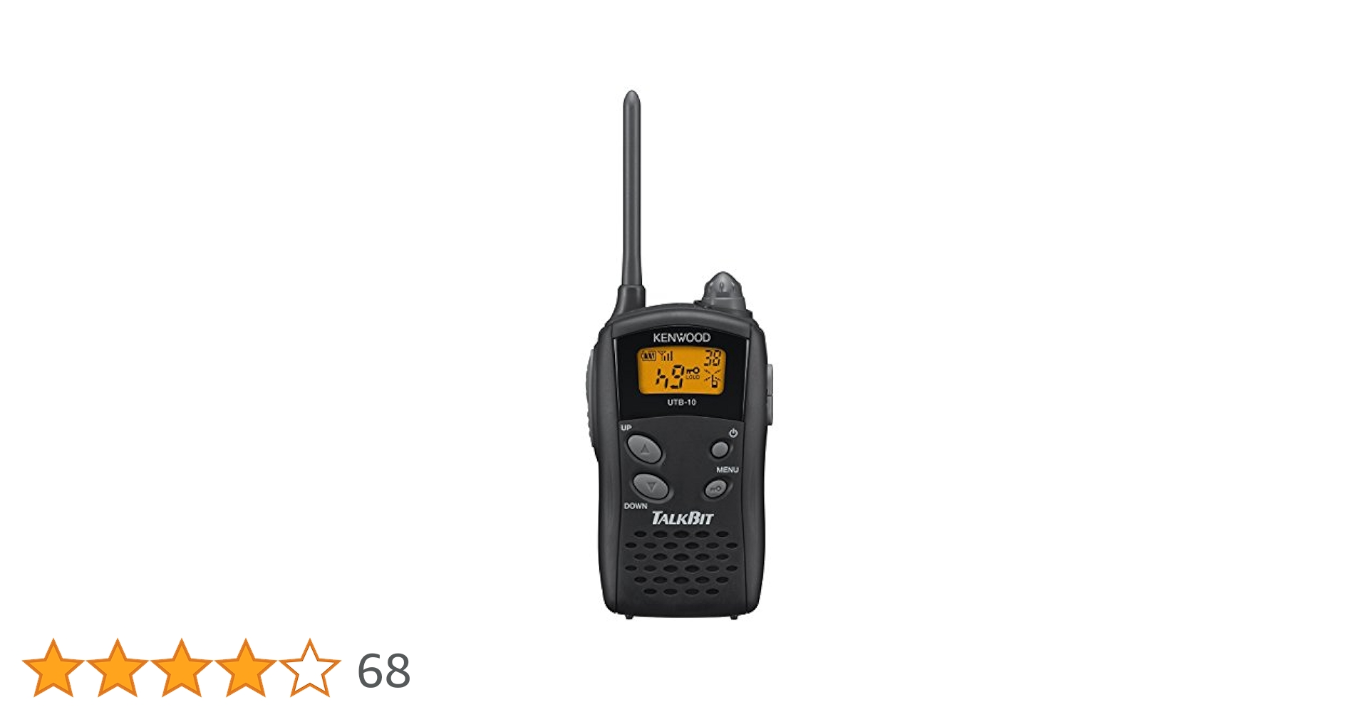 KENWOOD 特定小電力トランシーバー UTB-10 4個 充電台付 4台セット KENWOOD UTB-10×4+HD-12K×4 イヤホンマイクセット