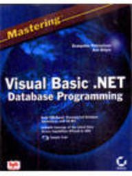 MASTERING VISUAL BASIC.NET DATABASE PROG 817656561X Book Cover