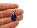 Produktbild 15,7 ct. Echte Lapislazuli Teardrop Anhänger, 18 Karat Gold gefüllt Anhänger, Chakra Anhänger, Heilung Anhänger