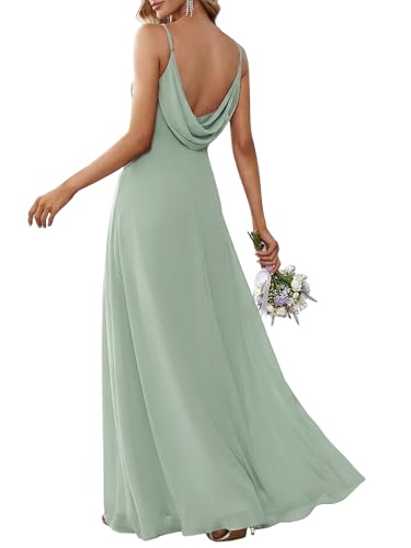 Ever-Pretty Backless Spaghetti Strap Bridesmaid Dress