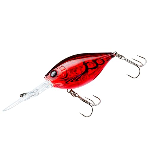 Crankbait Yo-Zuri 3Dr-X Crank Dd 5,1 cm rouge translucide contre les poissons apathiques