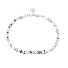 #1 NURSE/Silver Plated/Clear