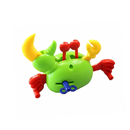 Toddmomy 4pcs Wind Up Crabs for Plastic Clockwork Crab Red Green Yellow Fun Mechanical Action for Engagement and Coordination Skills