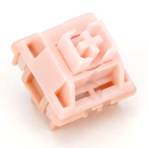 Image of MELETRIX WS Mechanical Keyboard Switches 5 Pins PCB Mount Lubed Linear Switches Pink (35pcs)