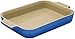 Le Creuset Bandeja rectangular, 13 x 18 cm, Para 2 porciones, Cerámica de gres, Azul Marseille
