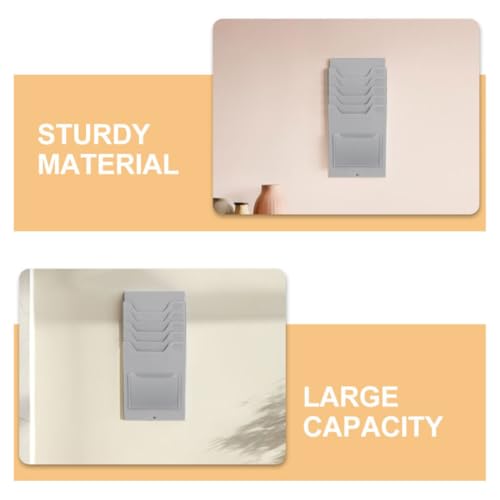 Porte-cartes de visite mural en lot de 2 pour cartes d'employés et badges - 4