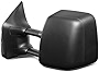Dual Glass Powered Heated Left Side Telescopic Towing Mirror Compatible with Armada Pathfinder Titan 04-14