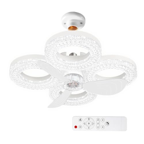 Ventilador de techo LED con 3 velocidades para cocina y dormitorio