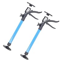 Handheber-Werkzeug,2Stk 50 bis 115 cm Edelstahl Teleskopisch Stützstangen-Möbelheber zum Einbau von Schränken, Installation von Holzbearbeitungsschränken, Arbeitssparender Armheber