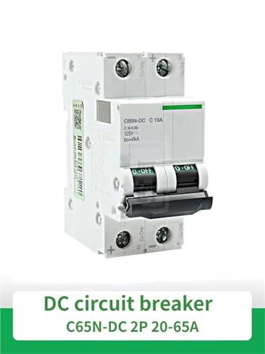 Disjoncteur miniature C65N-DC 32A avec coupure sûre double pôle