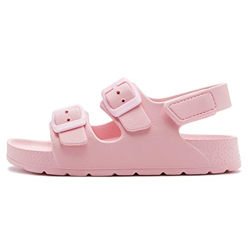 Image of EasyStar Boys and Girls Lightweight Dual-Adjustable Sandal Buckles With Hook and Loop Heel Closure