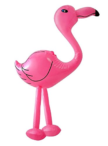 LARGE INFLATABLE FLAMINGO Blow Up Toy Animal Inflate Party Decoration 64 cm by Lizzy®