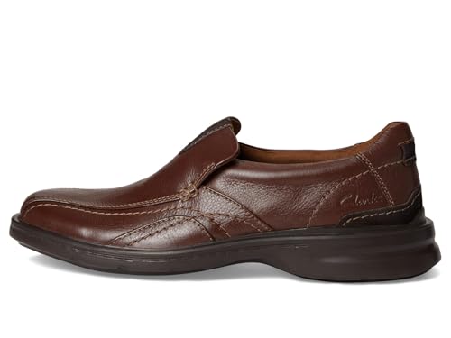 Clarks Collection Men's Gessler Step Loafer, Tan Leather, 7 M US