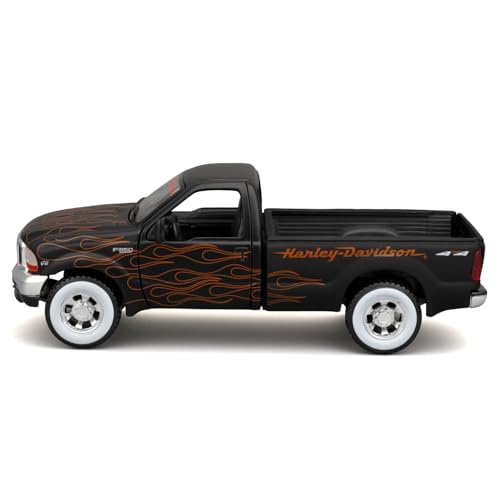 Maisto 1:24 Vehículos Miniatura Ford F-350 y Harley Davidson miniatura 5
